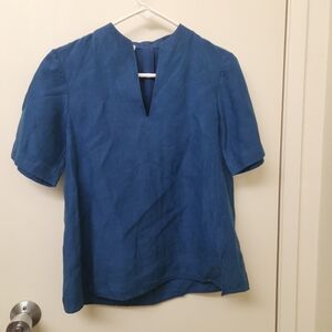Lafayette 148 Blue Top